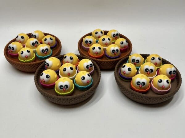 Chicky Clickers in Basket